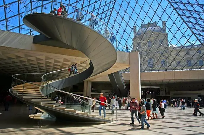 Louvre Müzesi Merdivenler