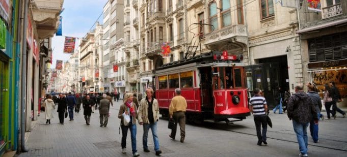 Улица Истикляль Стамбул
