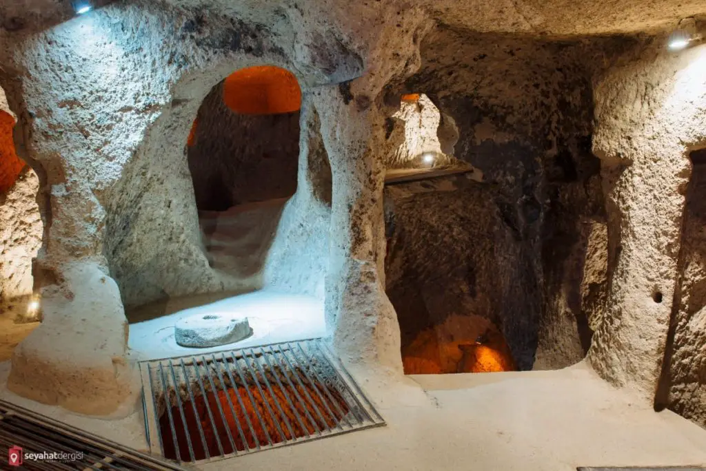 Kaymaklı yeraltı şehri Kapadokya