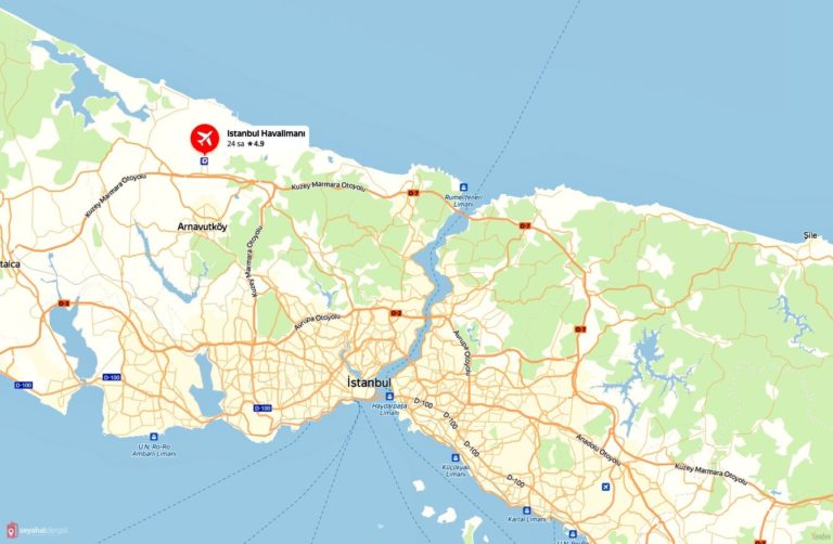 İstanbul Havalimanı Nerede Ulaşım