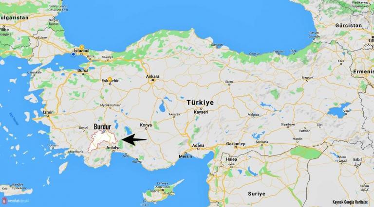 Burdur Nerede