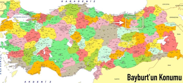 Bayburt Nerede Konumu Haritası