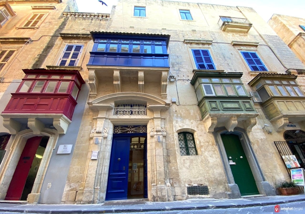 Malta Valletta Balkonları