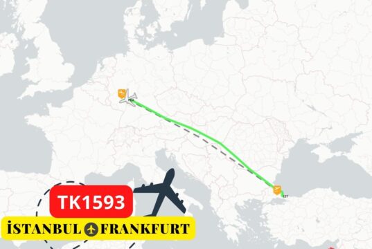 TK1593 Flight Tracker