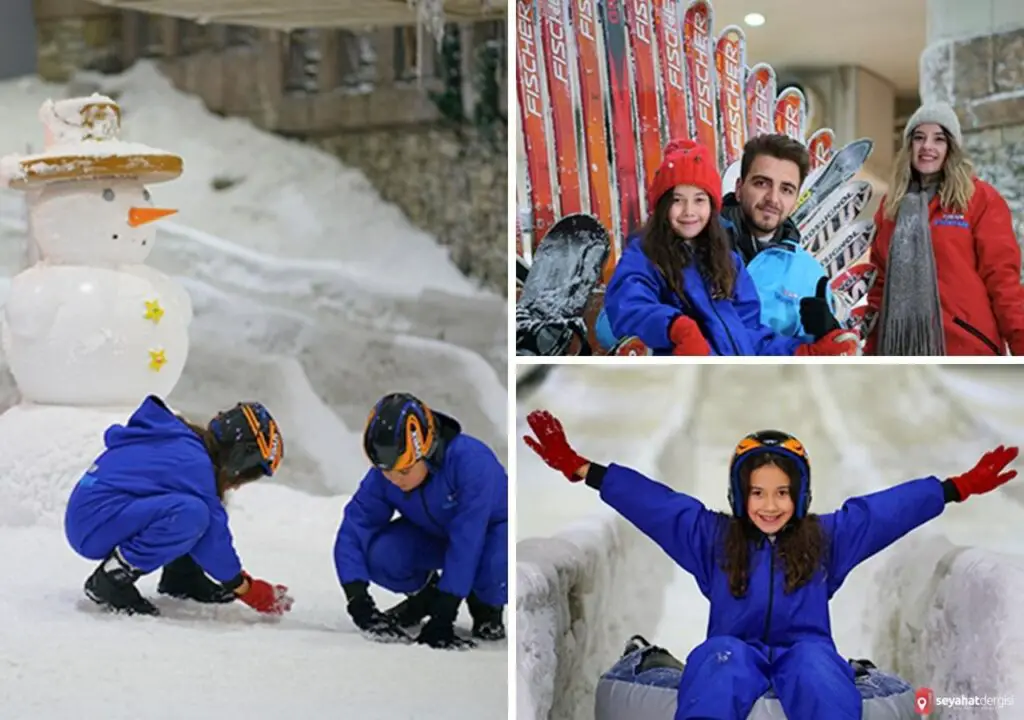 İstanbul'da Çocuklarla Gezilecek Yerle Snowpark İstanbul