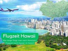 Flugzeit Hawaii