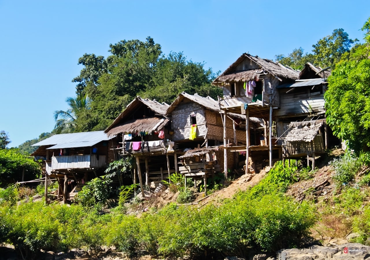 Myanmar Padaung Köyü