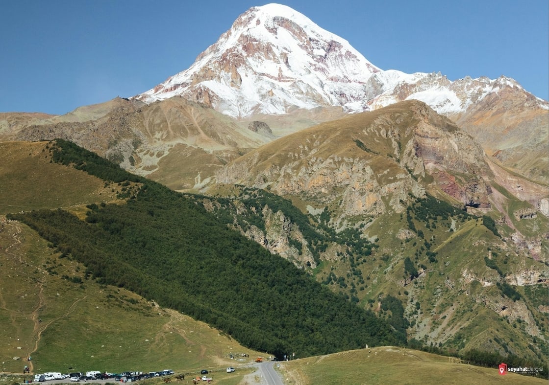 Gürcistan Kazbek Dağı